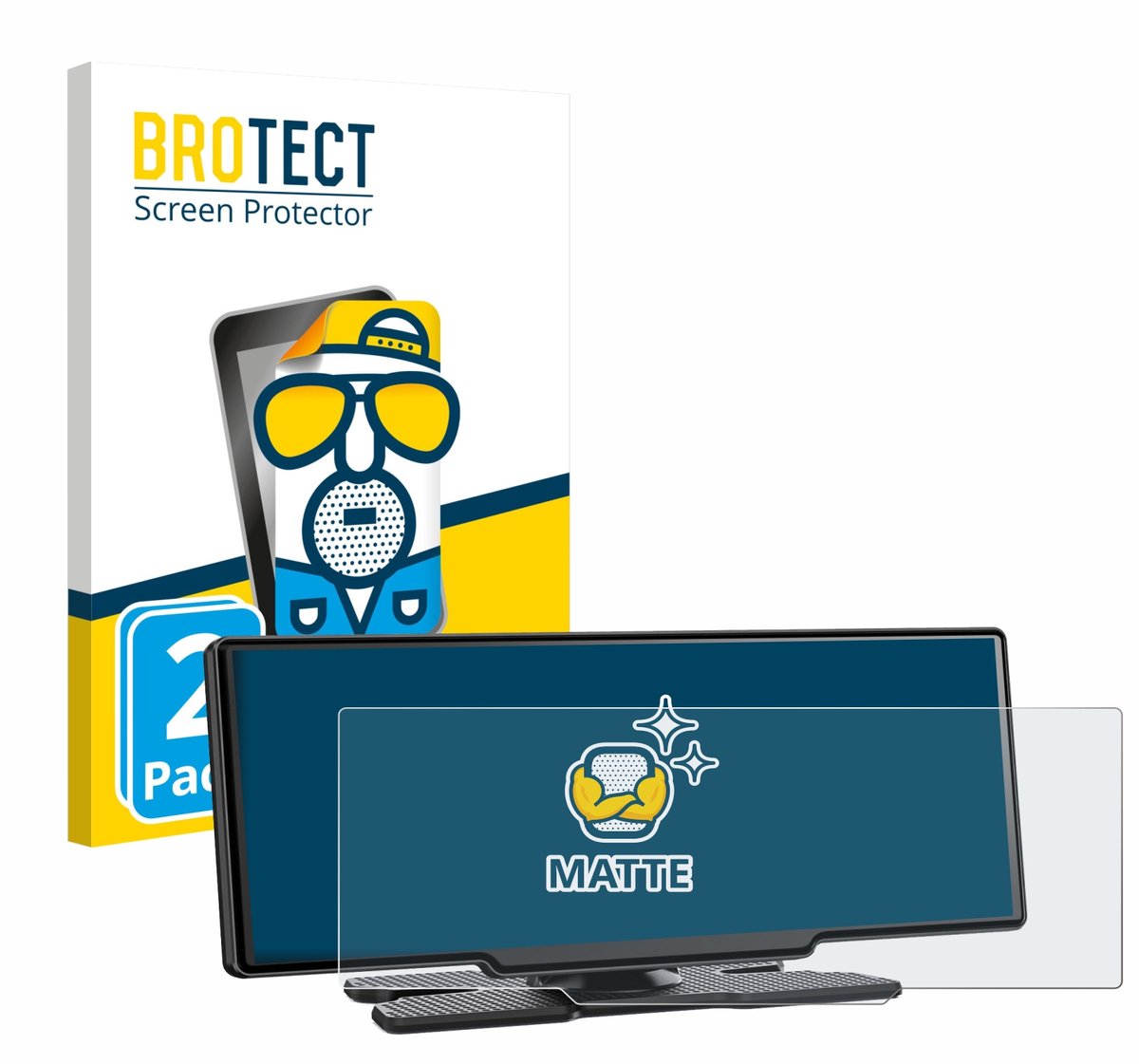 BROTECT - Screenprotector voor Avylet RC11 8.1" - Folie Beschermfolie matte 2 Stuks