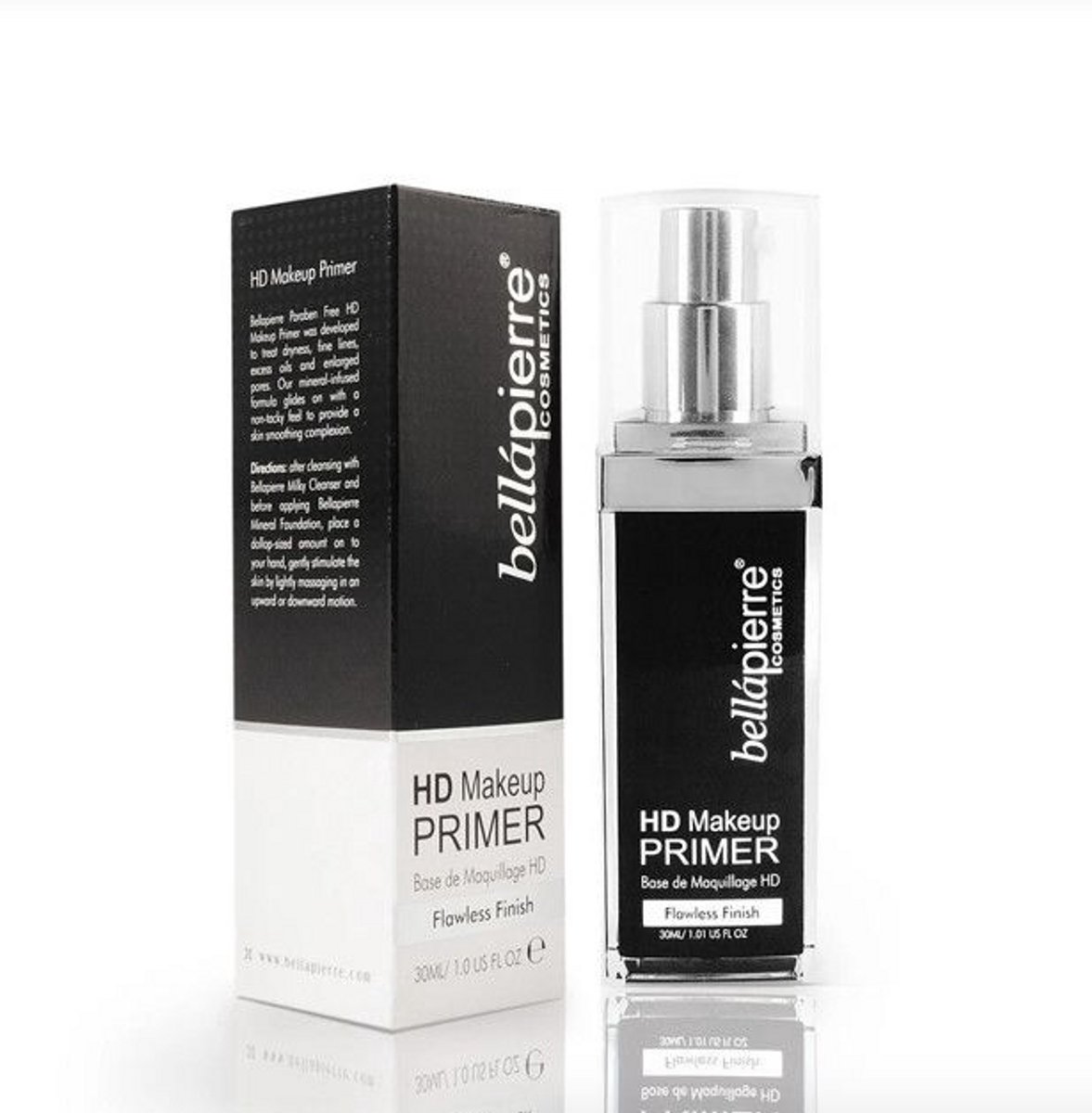 Bellápierre HD Make-up primer flawless finish minerale make up vegan parabeenvrij