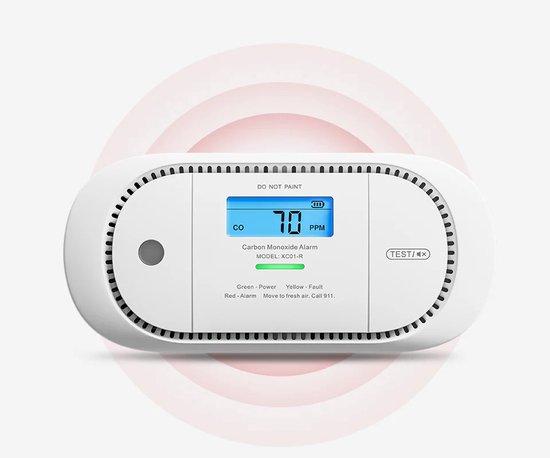 Google Nest Protect - Slimme rook- en koolmonoxidemelder - Met batterij