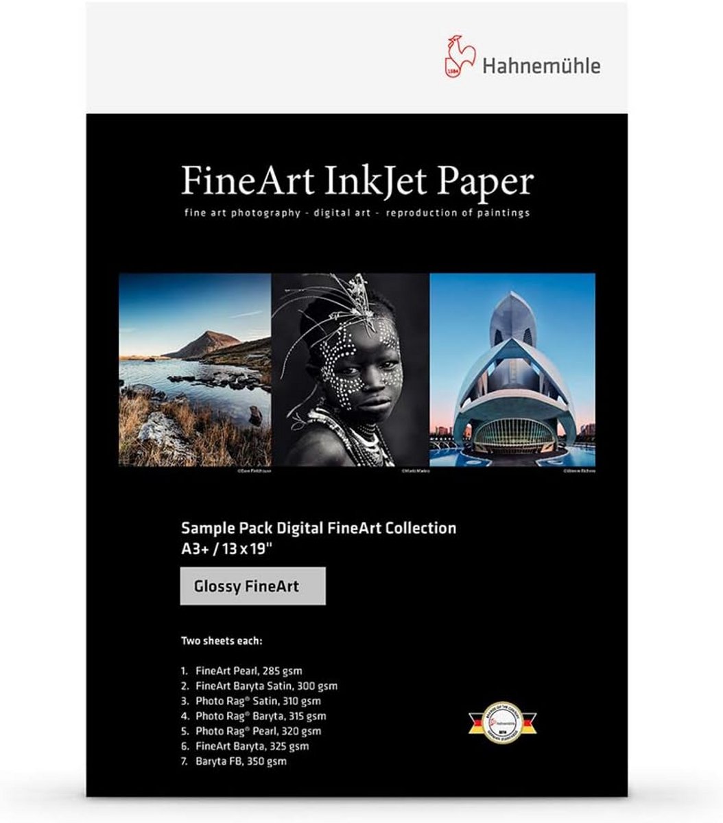 Proefpakket Fotopapier Glanzend A4 - Digitale FineArt Prints