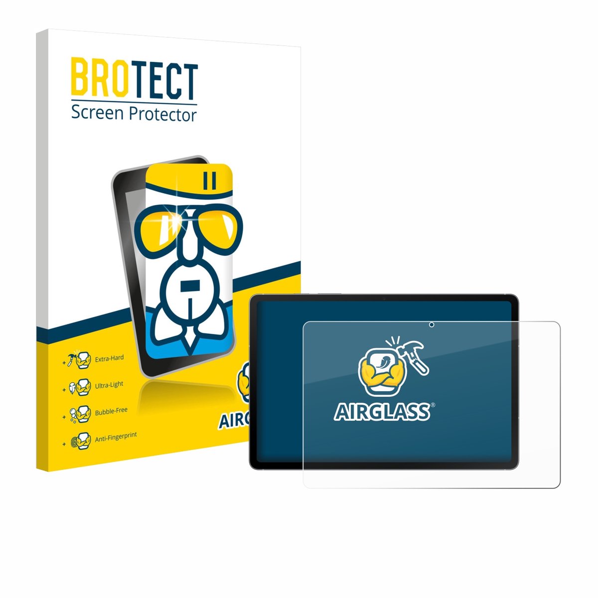 Screenprotector voor Samsung Galaxy Tab S10 FE WiFi Beschermglas transparant