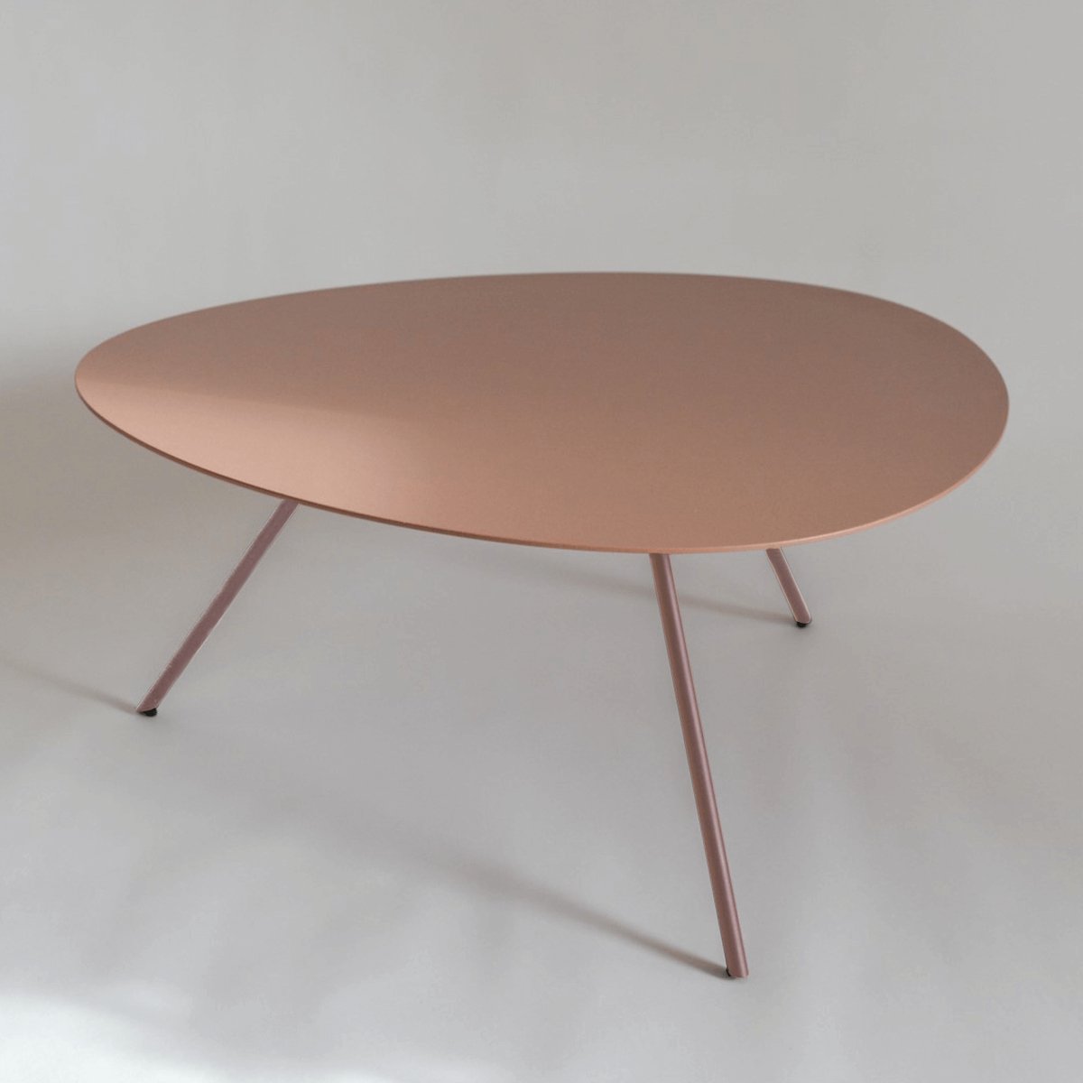 Bijzettafel Metaal Organische Vorm 40 cm – Rosemary Style 2 – Licht roze – Sentimo