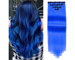 10 Stuks Gekleurde Clip-in Haarverlengingen Steil 55 cm – Feest & Cosplay Haarstukken 10 Stuks Gekleurde Clip-in Haarverlengingen Steil 55 cm – Feest & Cosplay Haarstukken