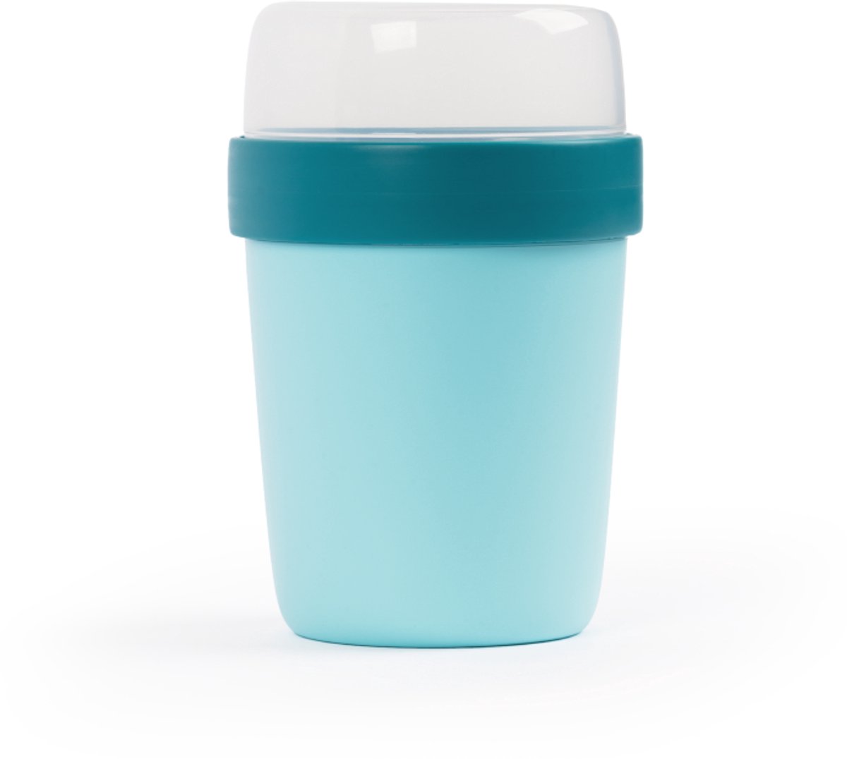 Day To Day Essentials On-The-Go Lunchbox Reef Bay - 400ml + 180ml - Yoghurt Beker to Go - Perfect afsluitbare Muesli Beker - Lekvrije Lunchpot - BPA-vrije Soepbeker