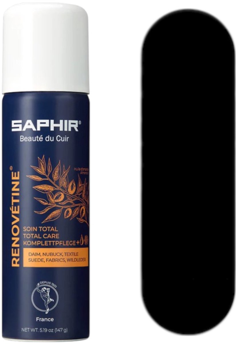 Saphir Renovétine spray 200 ml Zwart (01