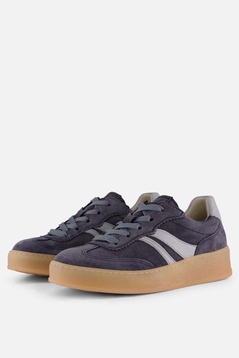 Gabor Sneakers blauw Su�de