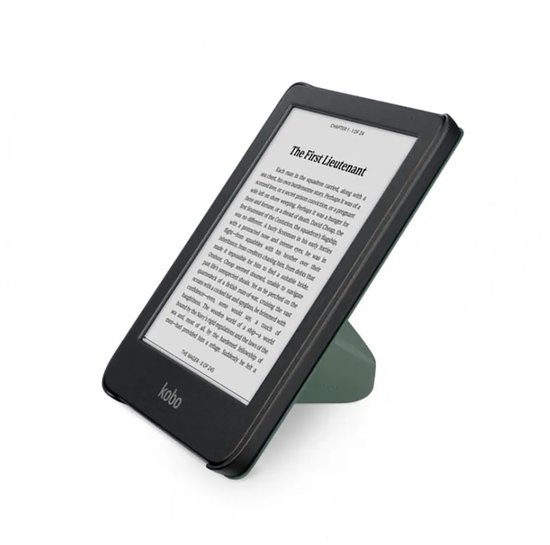 Kobo Clara Colour / BW Hoes voor eReader - SleepCover - Groen - Ingebouwde standaard van Kobo — afbeelding 3