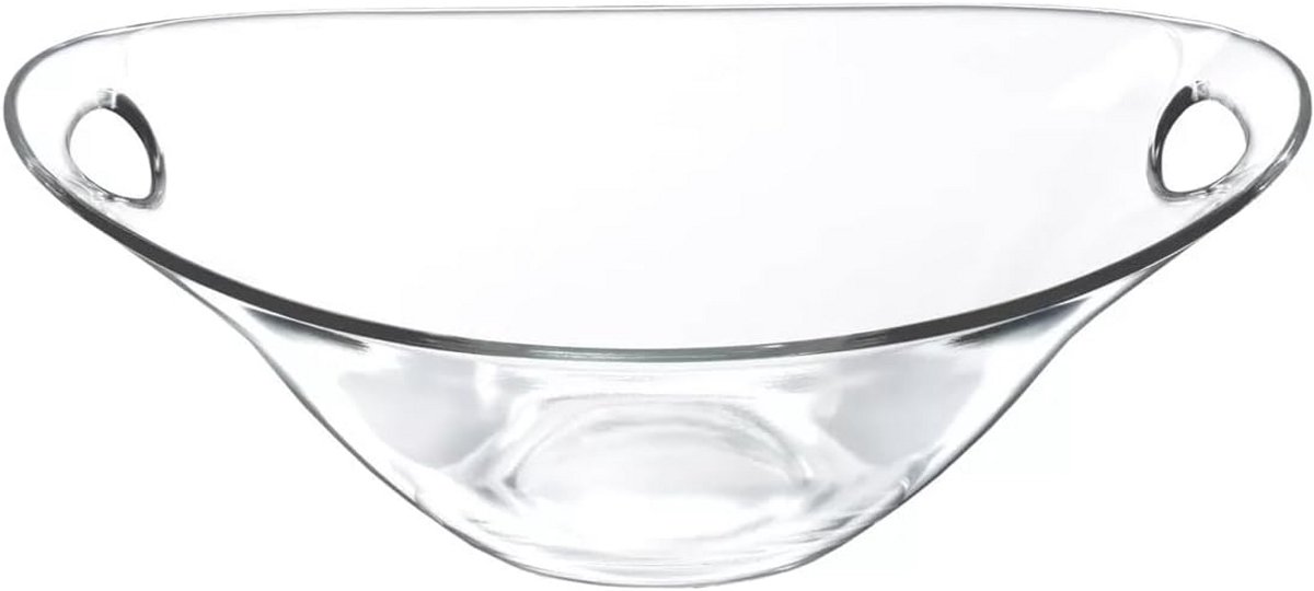 Grote Stapelbare Glazen Schaal 33x25cm Rechthoekig