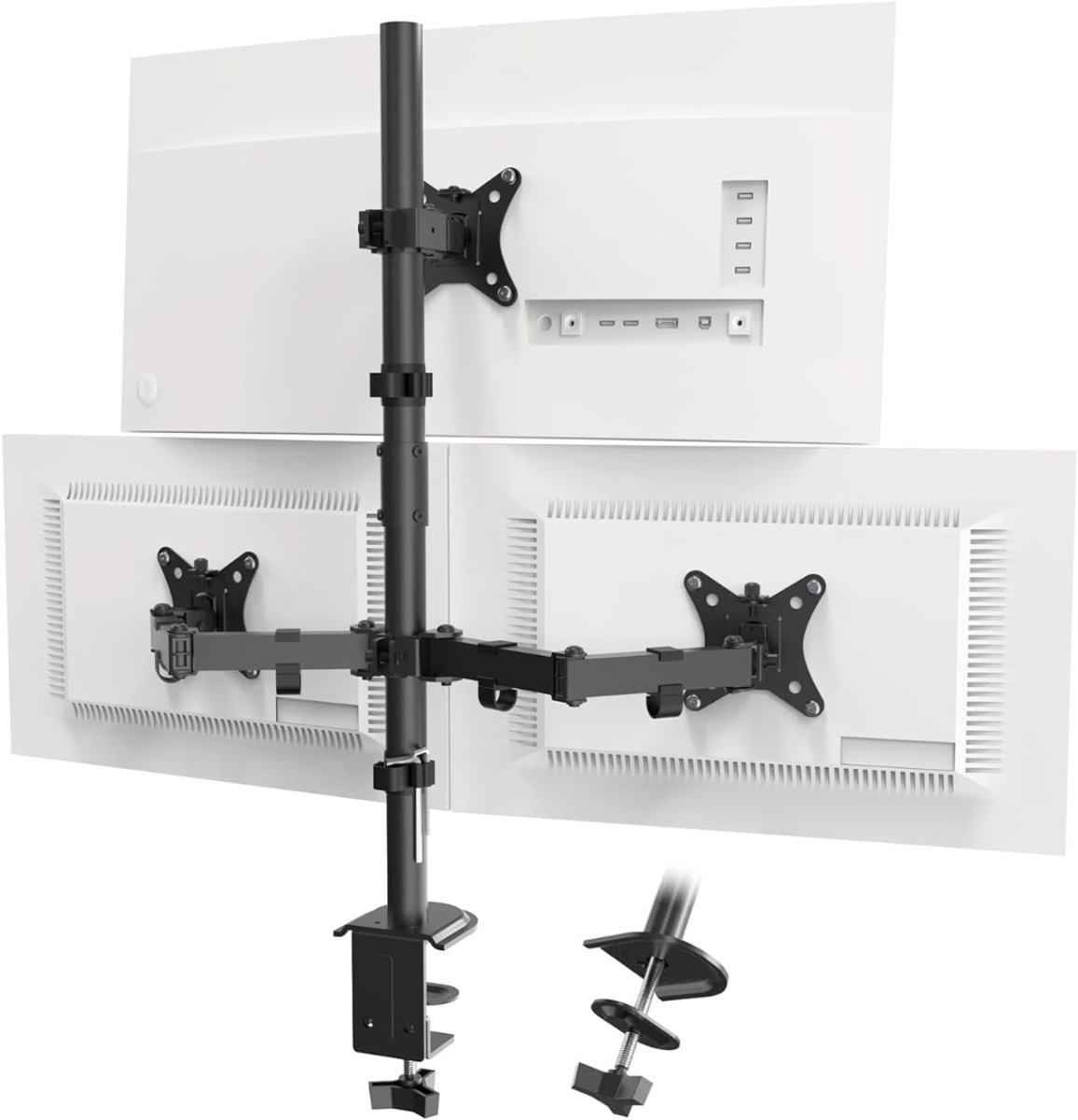 Monitorbeugel 3 Schermen - Monitorarm 2 Schermen - Gamingmonitor