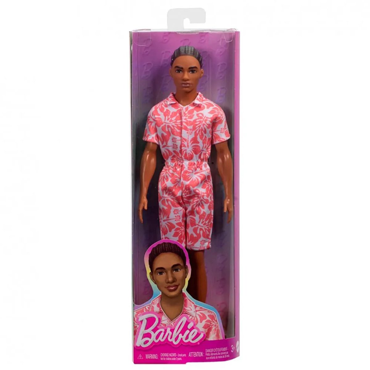 Barbie Fashionista Hawain Ken Pop Roze Kinderen — afbeelding 9