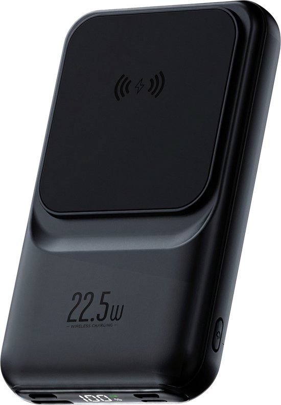 Simpsune 7 in 1 MagSafe Powerbank 10000mAh Zwart - Simpsune - €29,95