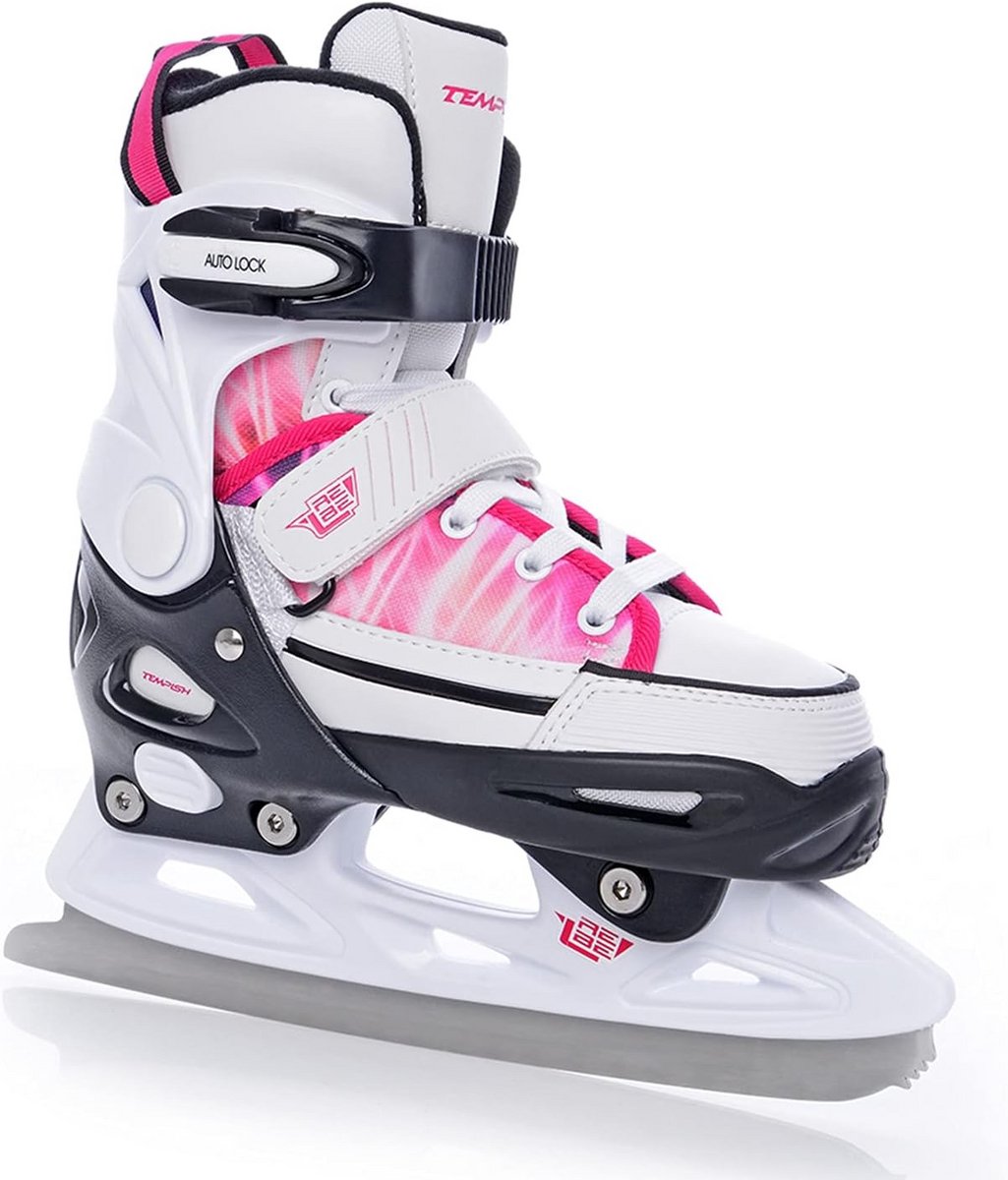 Verstelbare IJshockeyschaatsen voor Meisjes en Dames - Comfortabel en Eenvoudig Maat Aanpassen