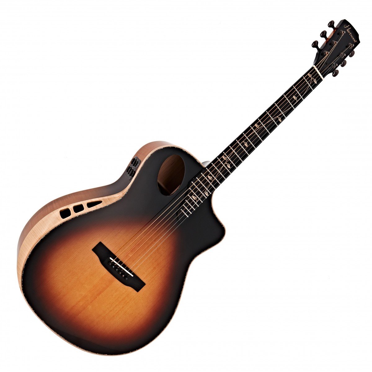 Hartwood Sonata-FX Thinline Elektro-akoestische Gitaar, Sunburst
