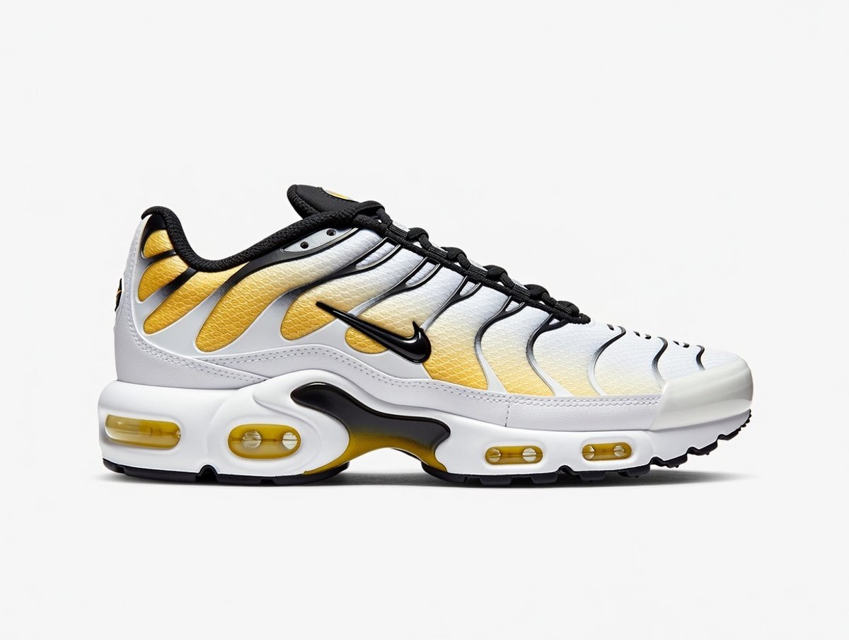 Nike Air Max Plus Wit/Zwart/Geel