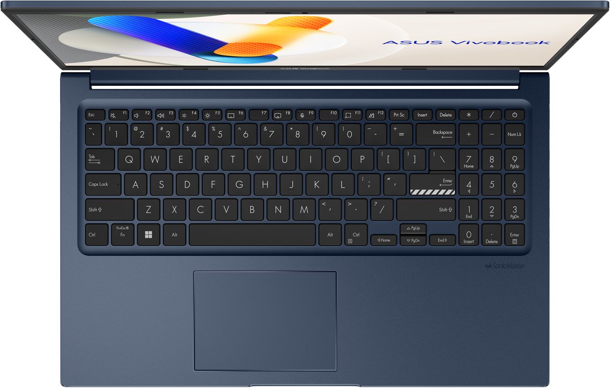 ASUS Vivobook 15 X1504VA-BQ5508W Intel Core 5 120U Laptop 39,6 cm (15.6") Full HD 16 GB DDR5-SDRAM 512 GB SSD Wi-Fi 6 (802.11ax) Windows 11 Home Nederlands Blauw — afbeelding 2