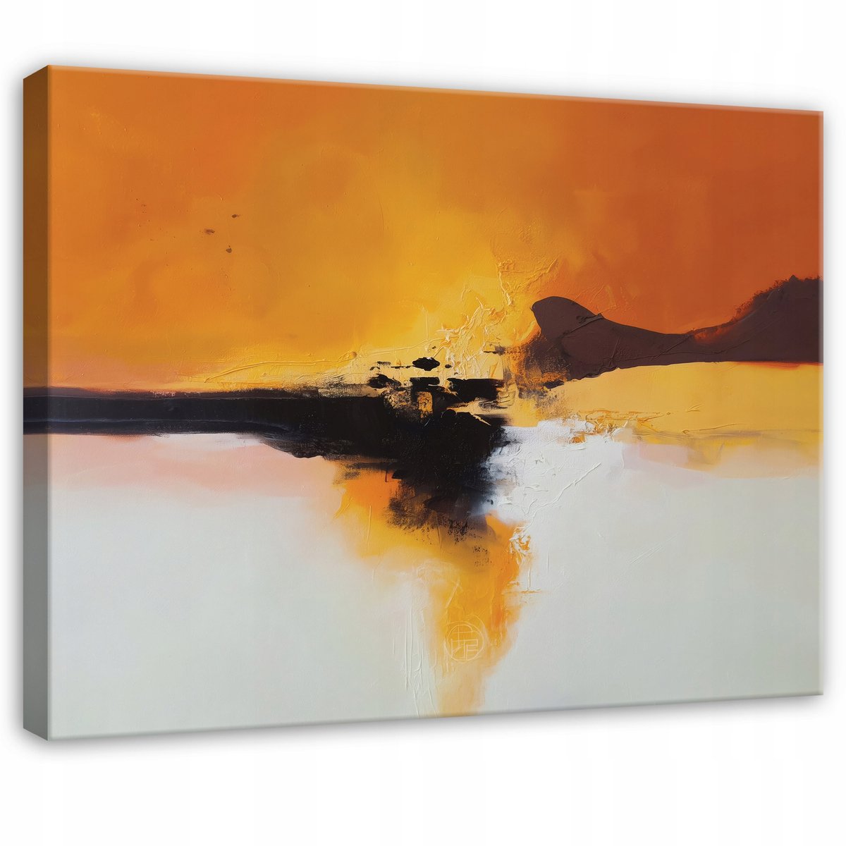 WALLARENA Schilderij op canvas - 60x40 cm - abstract patroon op het product - Geschikt voor slaapkamer, woonkamer, keuken Veelkleurig
