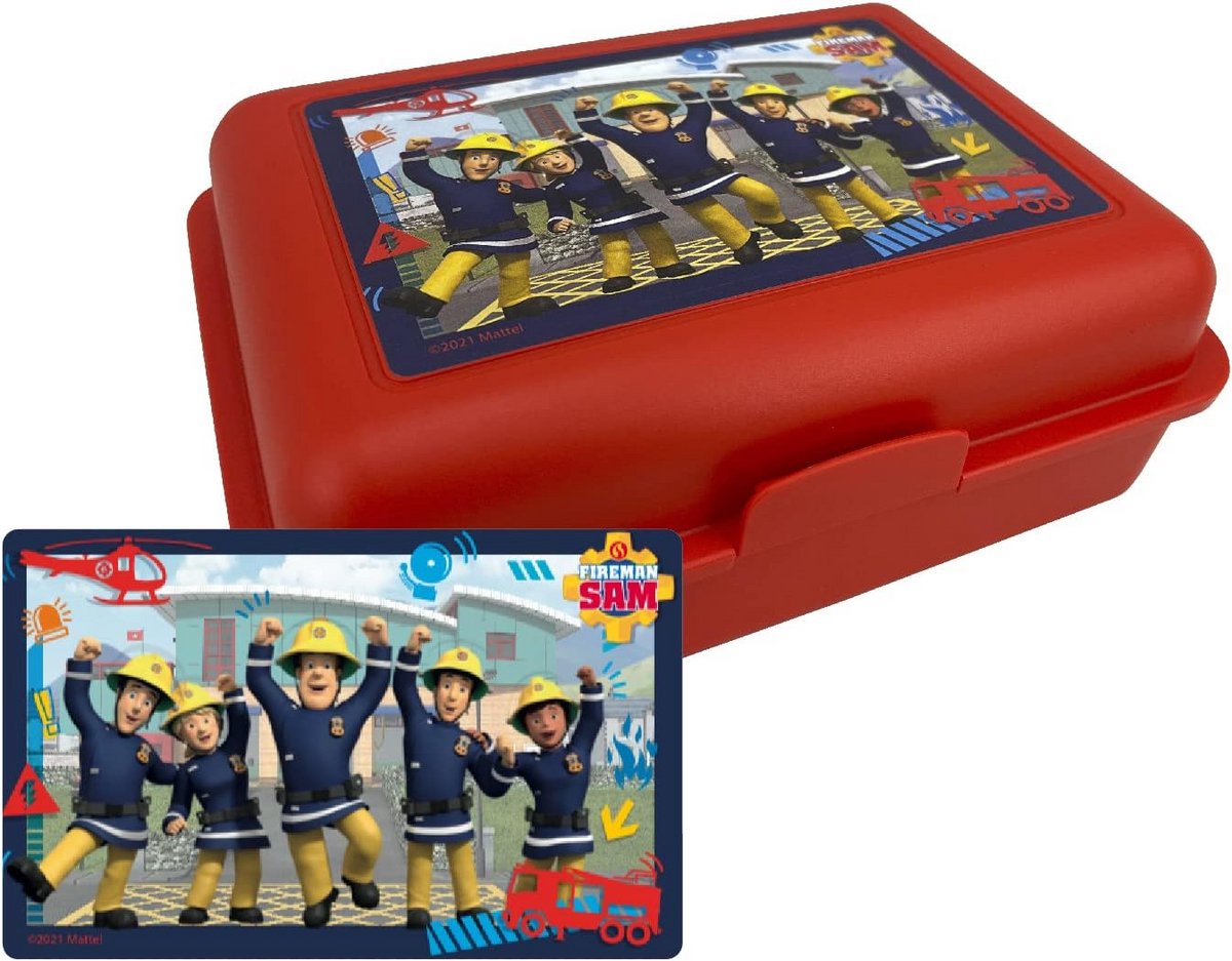 Kindvriendelijke Lunchtrommel / Broodtrommel - Stevig PP Kunststof - 17.5x12.7x6.8cm