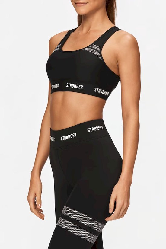 STRONGER - hero leggings - Lange trainingslegging dames - Zwart van Merkloos — afbeelding 3