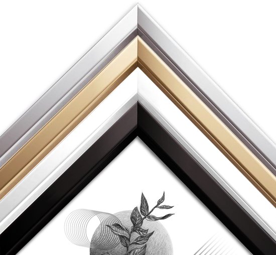Coloray Cadre Photo Blanc - Cadre Photo Design Blanc - 40x60 cm - Cadre Photo Pour Mur - Blanc Cadre Photo Moderne Pour Photo - Cadre Photo Élégant - Cadre Photo Pour Salon - Cadre Photo Design - Cadre Photo Design Moderne