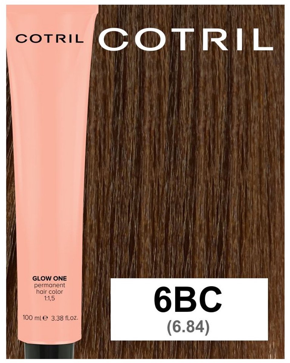COTRIL GLOW ONE PERMANENT HC 5BC CASTANO CHIARO MARRONE RAME 100 ML