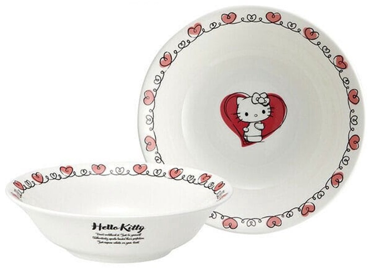 Skater Sanrio Bone China Bowl Hello Kitty Kitchen- and Tableware