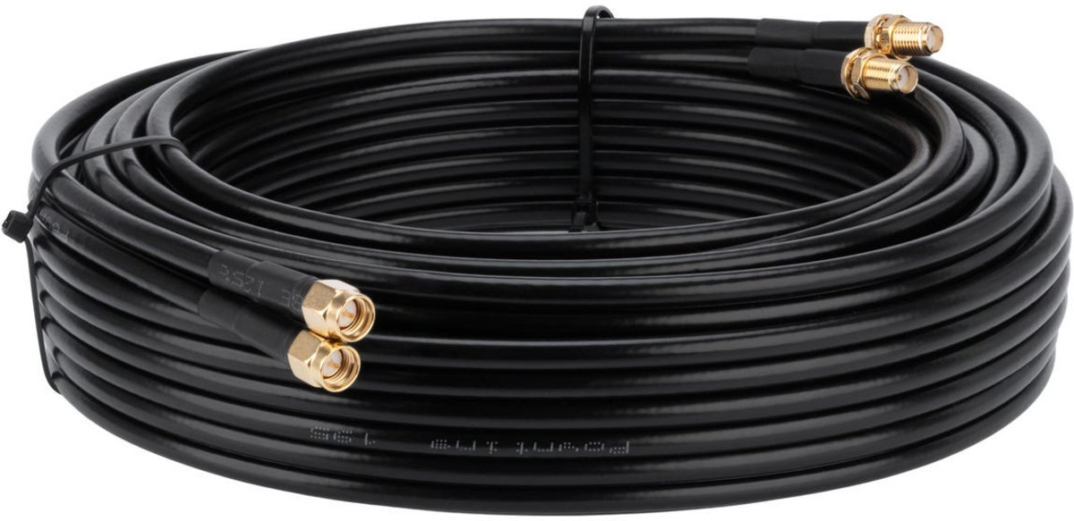 Poynting 2x SMA verlengkabel 10 meter / voor externe antennes / router