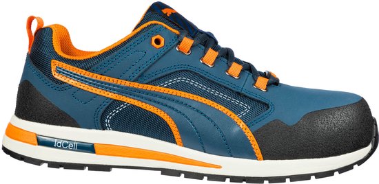 PUMA Crosstwist Low 643100-44 Chaussures de sécurité S3 Pointure (EU): 44 bleu, orange 1 pc(s)