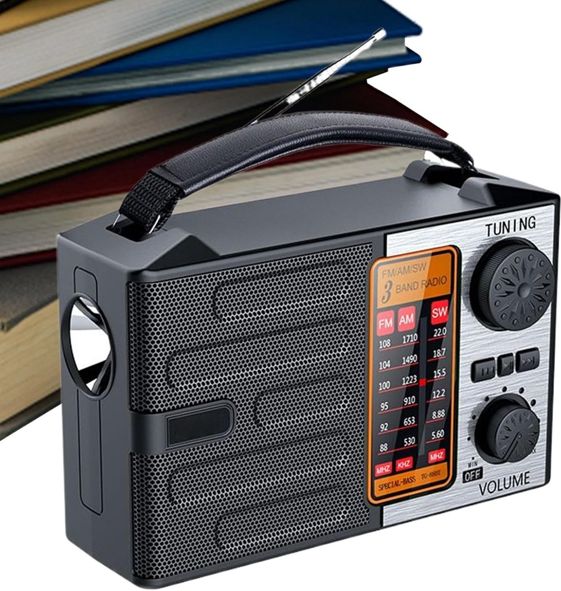 Draagbare Radio - Weer Alarm Ontvanger - Outdoor Activiteiten - Zon En Type-C Opladen