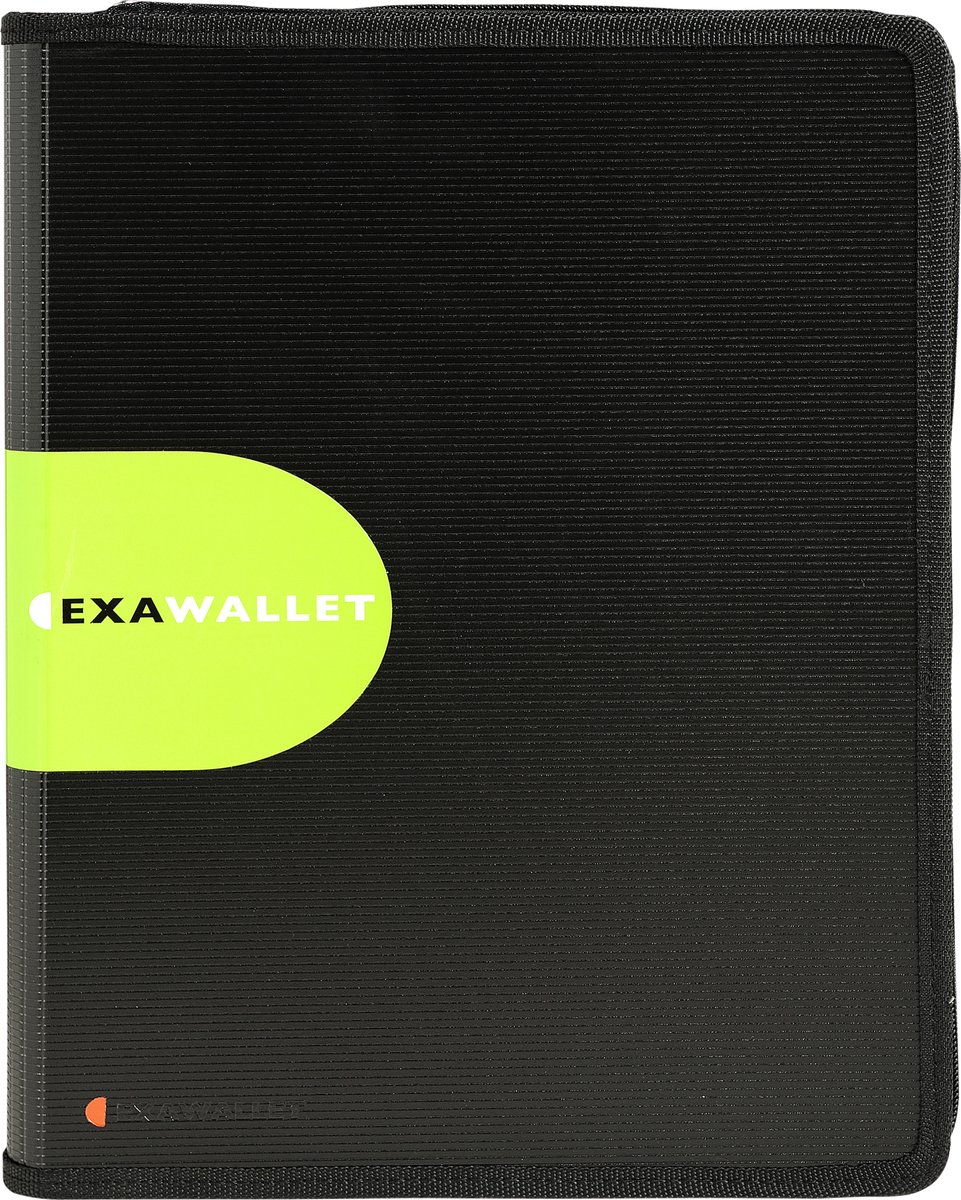 Exacompta 5x Exactive® Exawallet vergadermap met rekenmachine - Zwart - 55534E