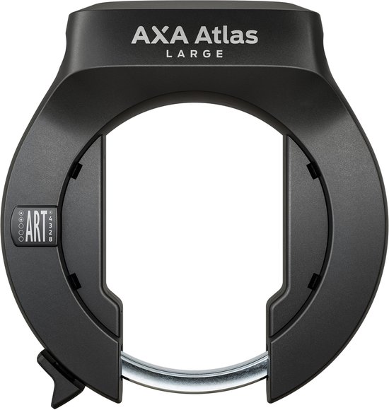 AXA Atlas Large + ULC 130/5,5 Plug‑in Ketting + Tas - Fietsslot Bundel - ART 2 Frameslot - 130 cm Insteekketting - Zwart van AXA — afbeelding 3