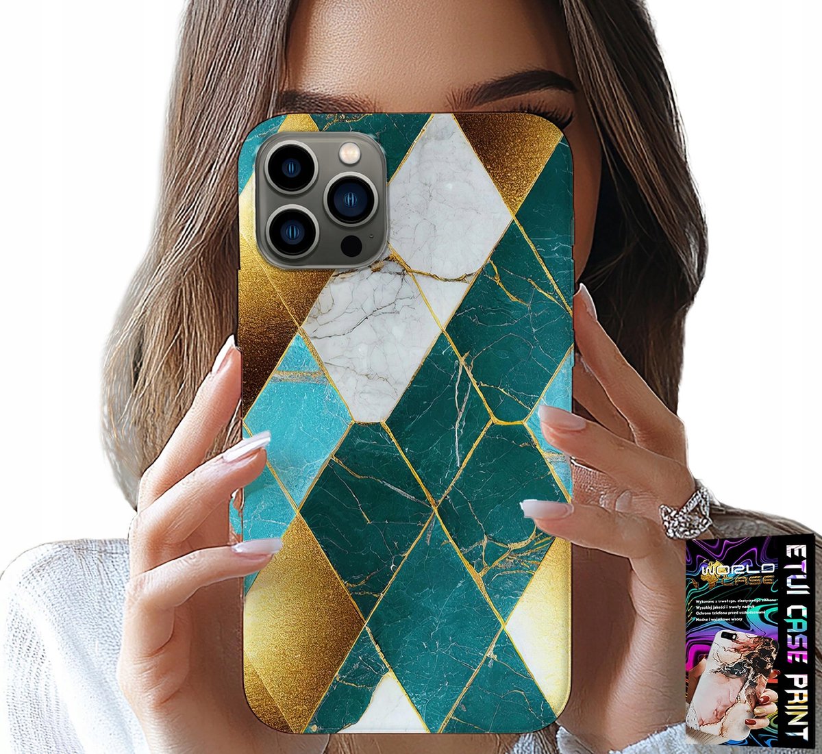 HOESJE VOOR IPHONE 12 PRO - ELEGANT EN MODIEUS DESIGN HOESJE + FILM