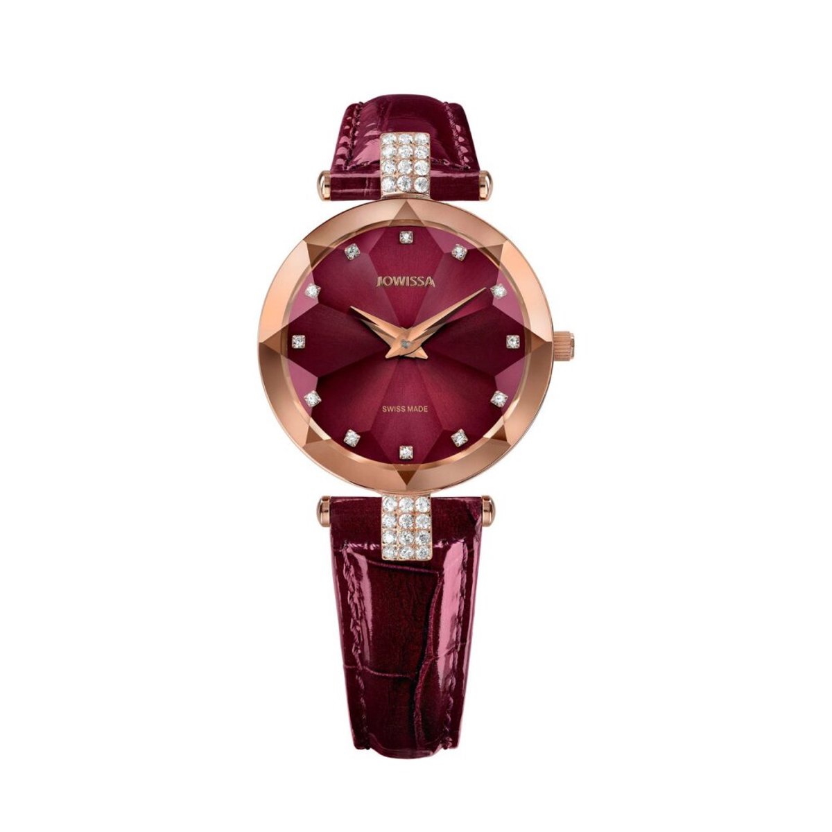 Jowissa - J5.771.M - Polshorloge - Dames - Quartz - Facet Strass