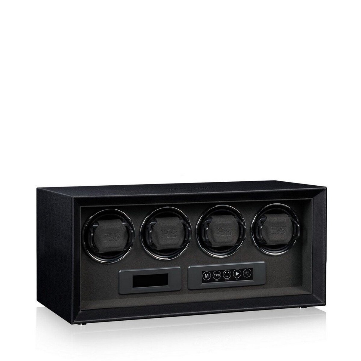 Heisse Söhne - 70019-245.142 - Horlogeopwinder - voor 4 horloges - Watch Guard 4 - Zwart