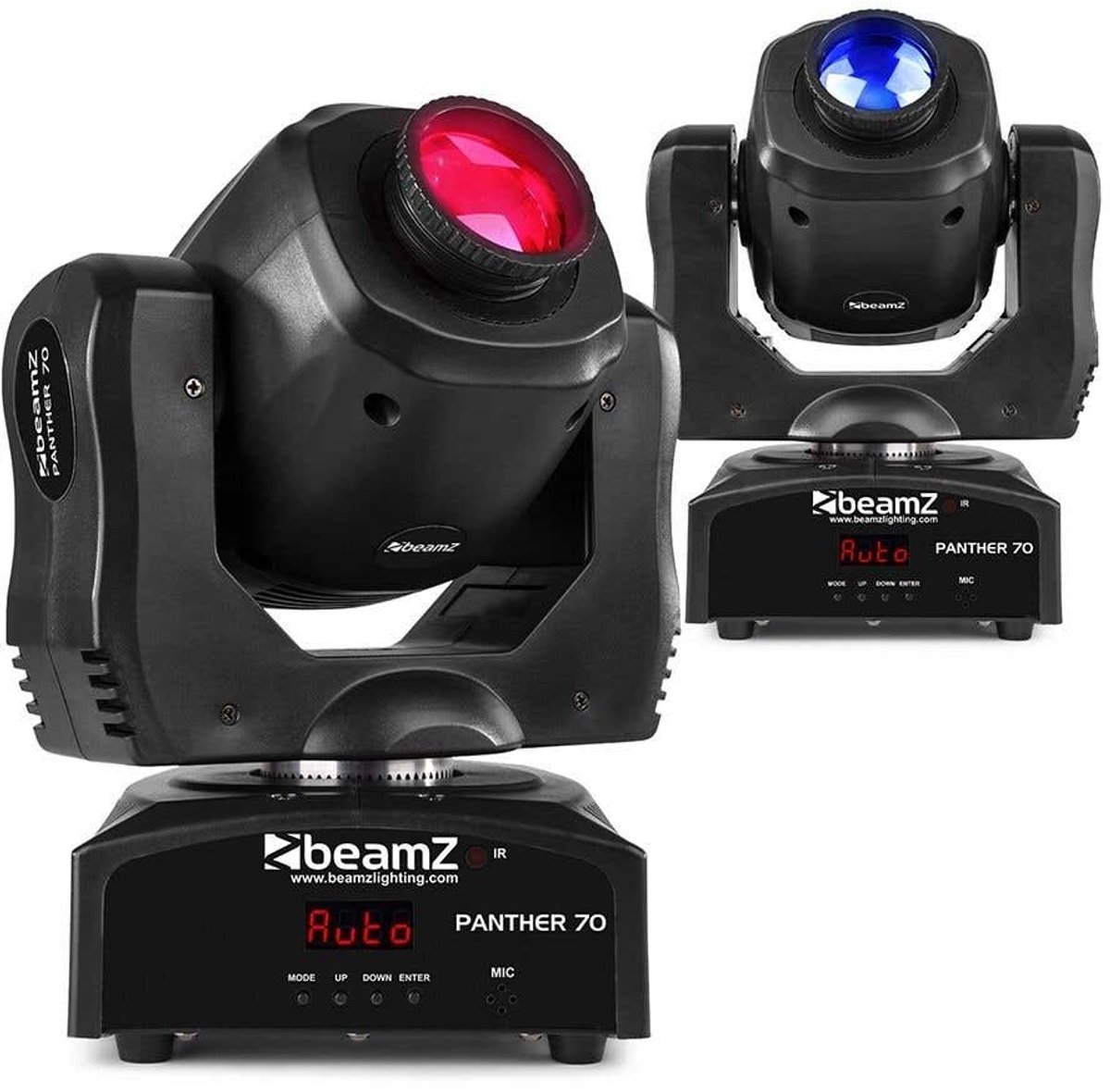 BeamZ Panther 70 LED set van 2 spot moving heads - 70W