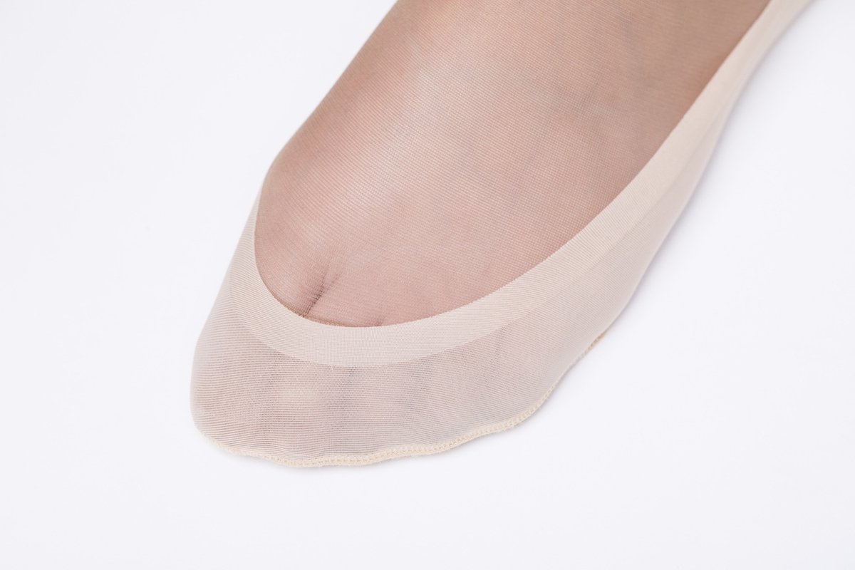 Steps - Footies - Katoenen Zool - Onzichtbaar - 2-pack - Allround Silicone - 35-38 - Beige - 0001