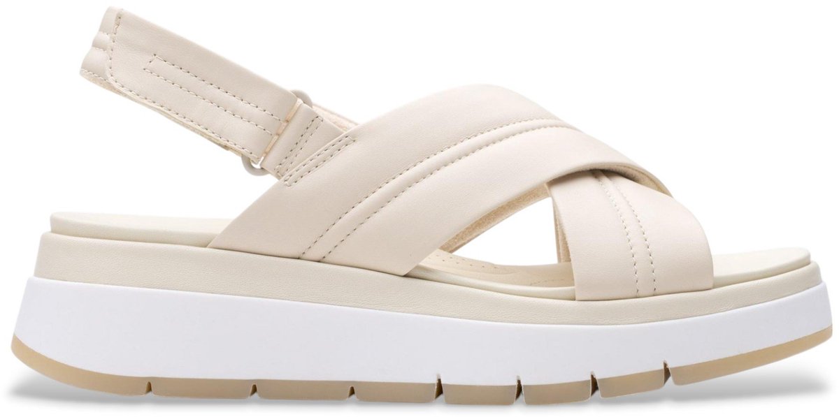 Clarks Sandalen van toscaans kruisleer