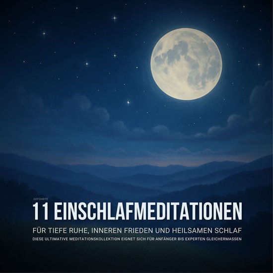 11 geführte Einschlafmeditationen für tiefe Ruhe, inneren  ... - cover