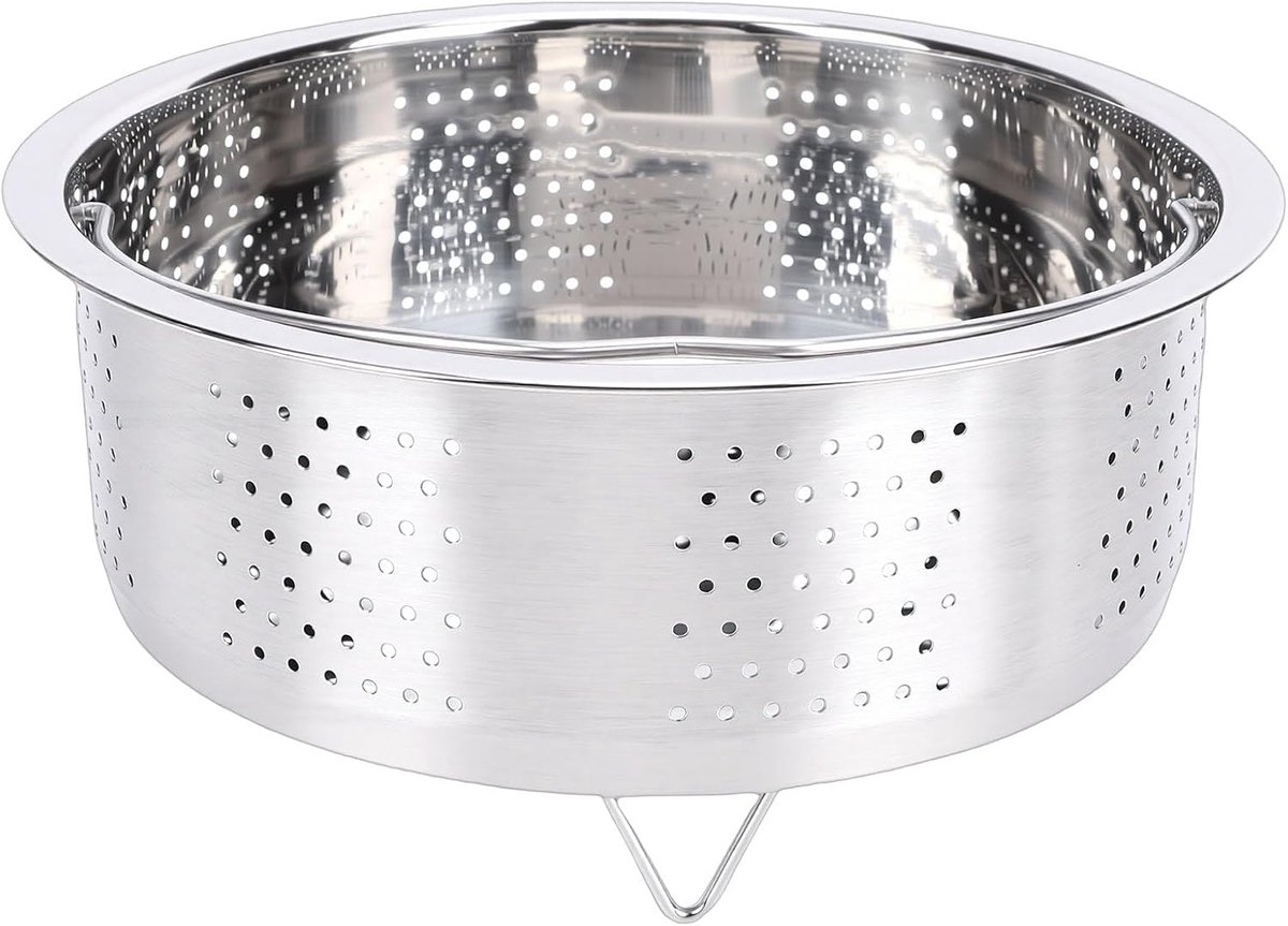 Stoommand Roestvrijstaal Keukenmand Vergiet Gezond Koken Verwijder Amylopectine 20 cm Diameter