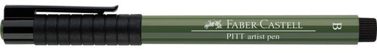 Faber-Castell tekenstift - Pitt Artist Pen - brush - chroom groen opaak - FC-167476