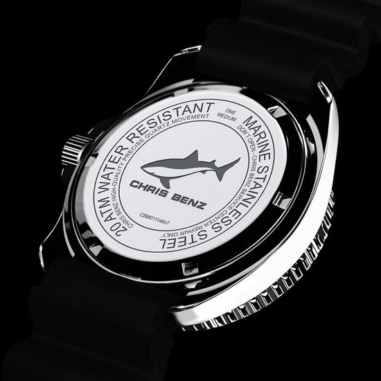 Chris Benz Mod. CBM-H-KB-SI - Montre