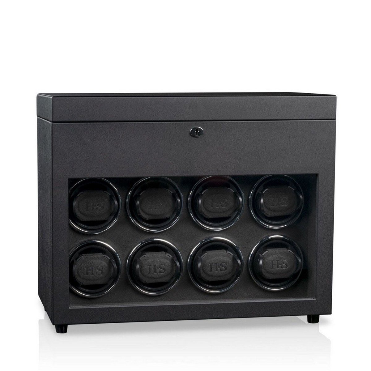 Heisse Söhne - 70019-206.142.50 - Horlogeopwinder - voor 8 Horloges - Vancouver - Antraciet Zwart