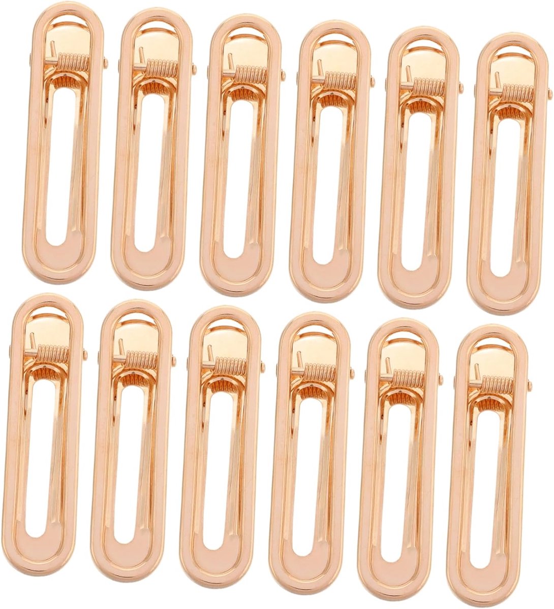 Haarclips Maken - DIY Klemmen - Creatieve Styling - Hol Holle Ontwerp - 6 x 1.6 cm - Goud