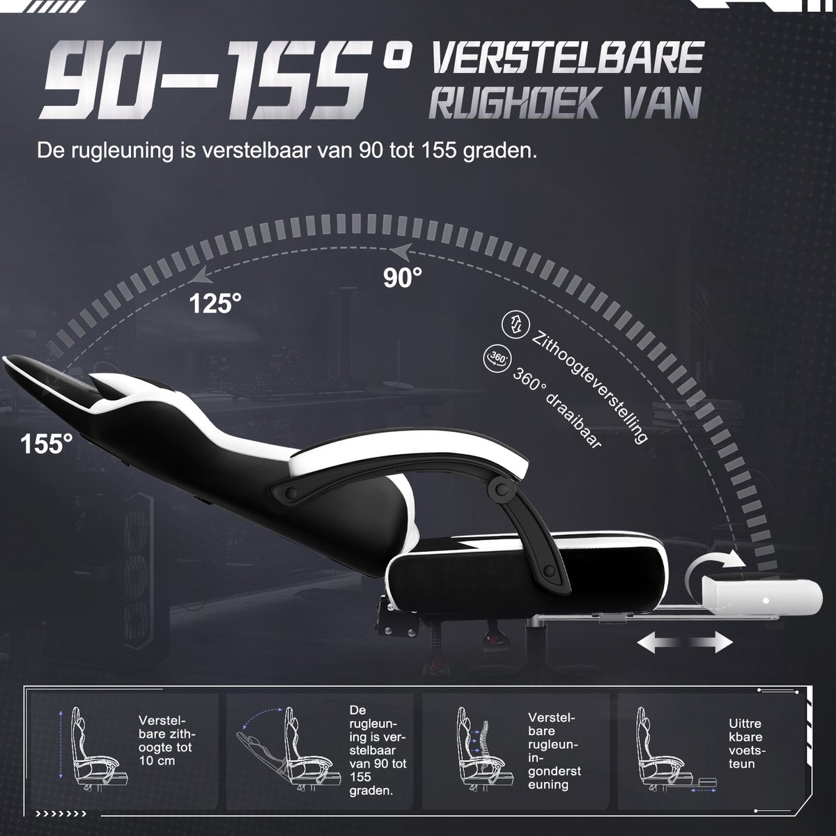 SUCCESS COURIER SL Gaming Stoel (EAN: 4255914400439) - afbeelding 2