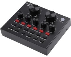 DJ Mixer Soundboard - Audio Interface - Streaming en Zang - Ingebouwde Voice Changer