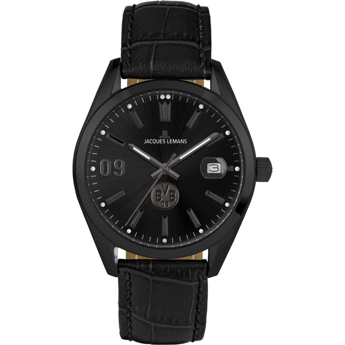 Jacques Lemans - BVB-02 - Polshorloge - Heren - Kwarts - Dortmund