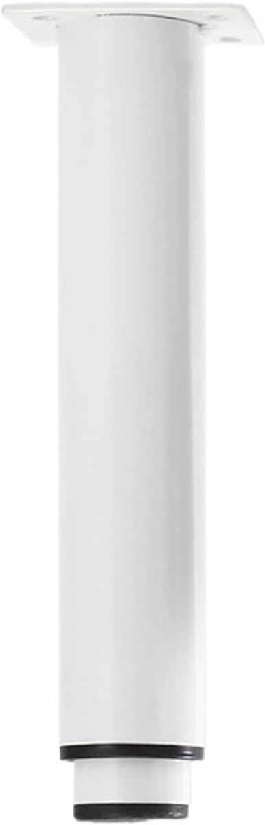 Meubelpoten Verhogers - Tafelpoten Bankpoten - Meubels Verhogen - Hoogte Verstelbaar Stevig - 15-27 cm - Wit