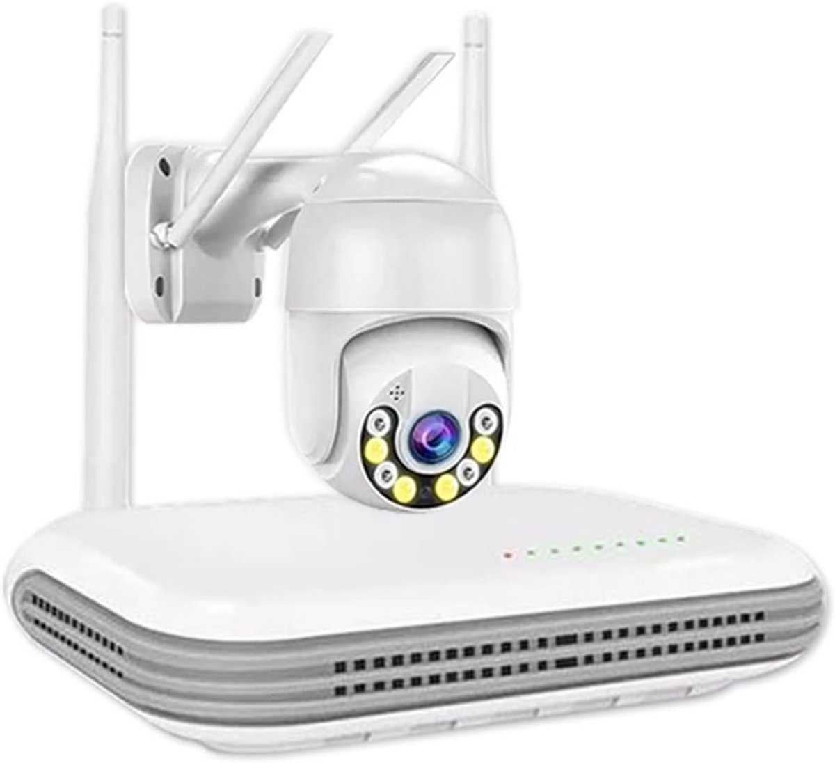 Beveiligingscamerasysteem Buiten - Draadloze WiFi Camera - Huis Beveiligen - Gezichtsdetectie HD - 4MP 8CH Kit