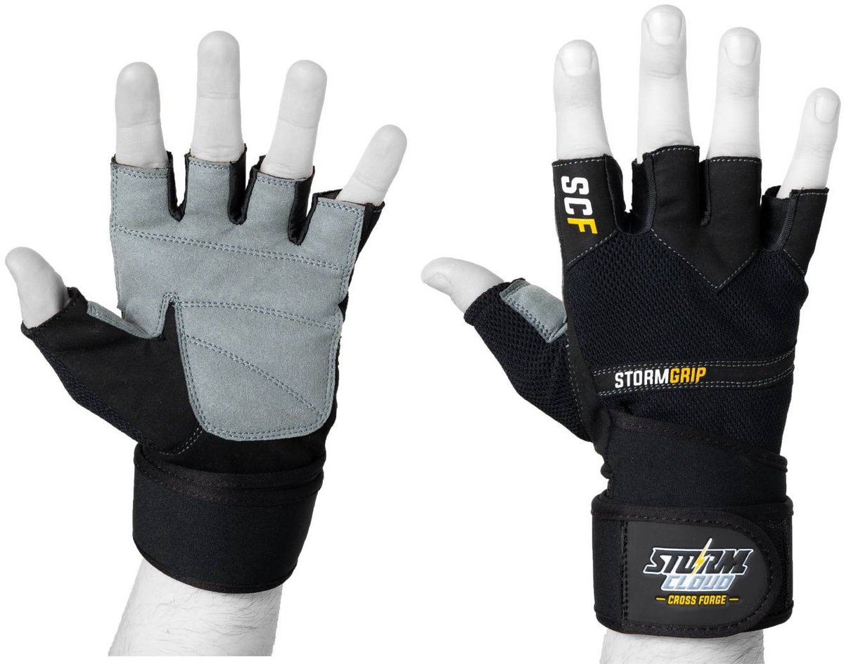 StormCloud CrossForge Serie - Sporthandschoenen - Czarne/Szare - Maat M - Unisex