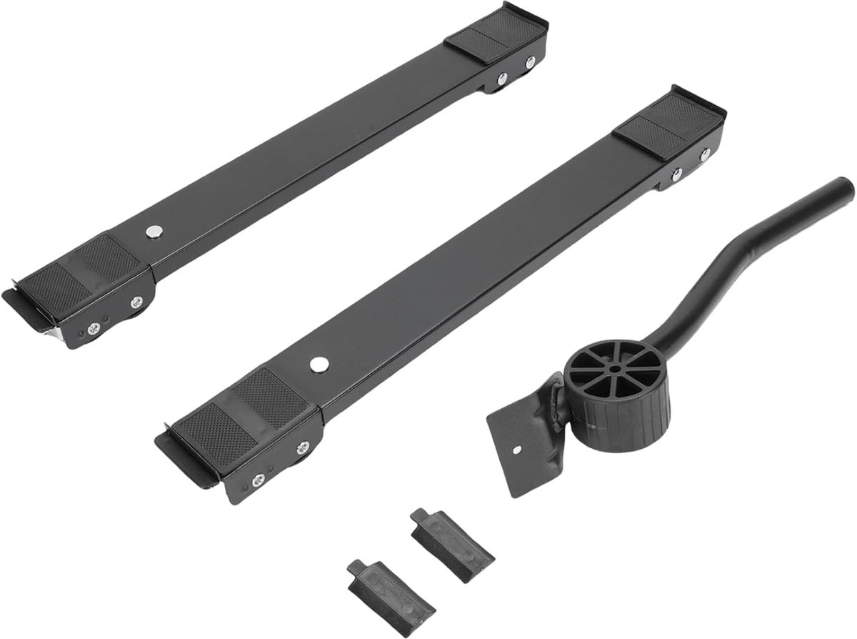 Apparaatrollers Zwaar Gebruik - Verrijdbare Onderstellen - Apparaten Verplaatsen - Verstelbaar Tot 70cm - Capaciteit 300kg - Zwart