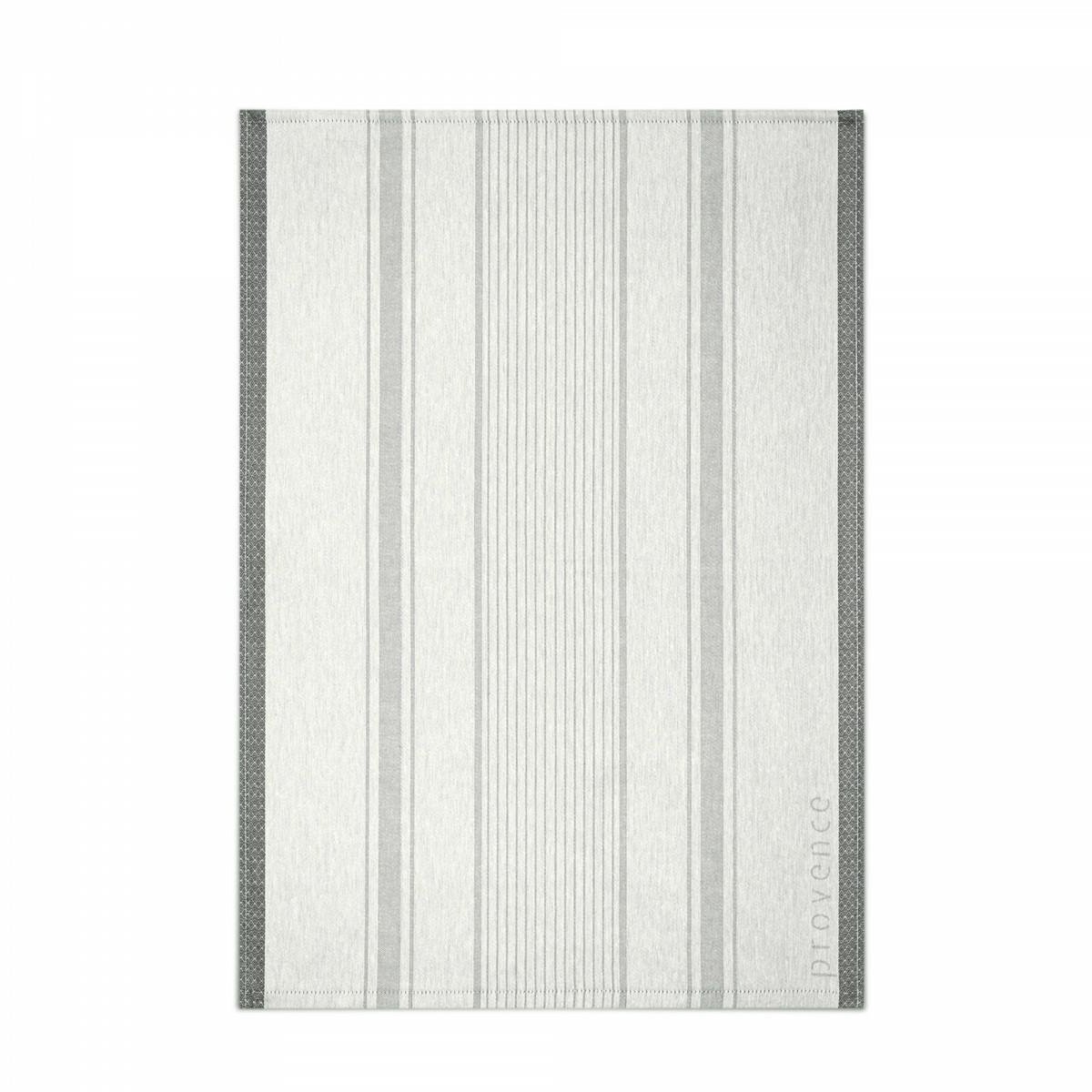 Zwoltex Provence Clasique - Keukenhanddoek - 50x70 cm - Grijs - 100% Katoen